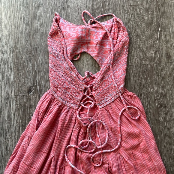 Free People Coral Halter Jumpsuit - Picture 4 of 8